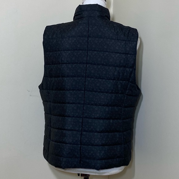 Loft || Woman’s floral print quilted Vest size large - Picture 3 of 6